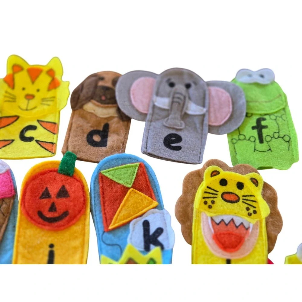 Handmade felt finger